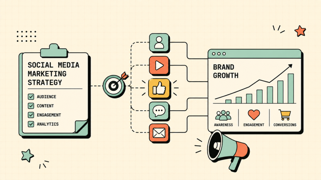Social Media Marketing Strategy: How to Build One That Grows Your Brand (Not Just Followers)