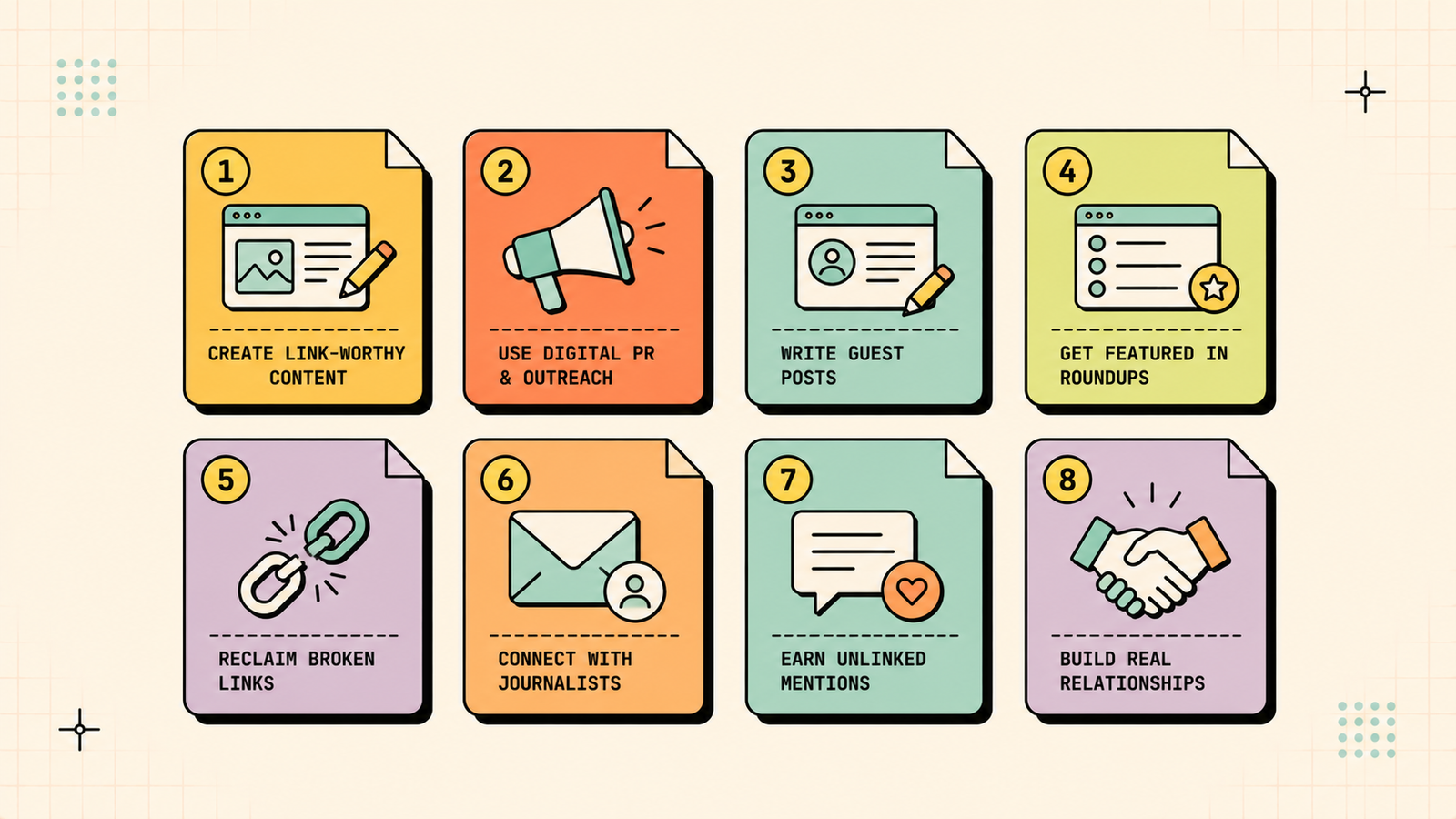 Link building strategies digital PR guest posts outreach