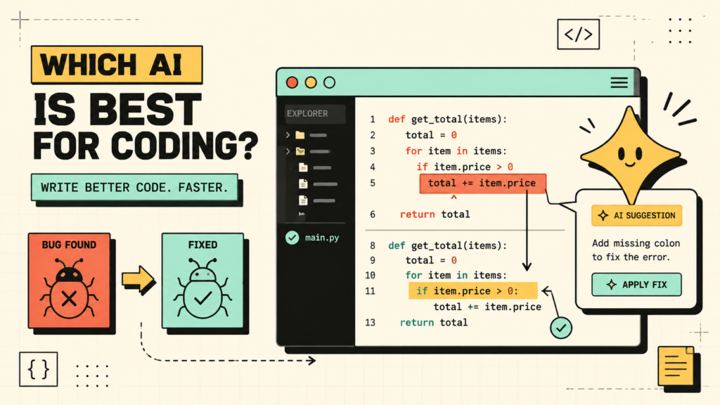 Which AI Is Best for Coding? Free and Paid Tools for Developers