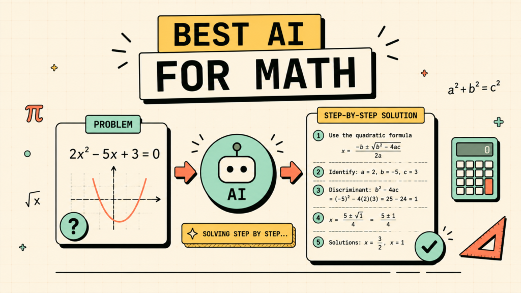 Which AI Is Best for Math? The Top Free and Paid Tools for Solving and Explaining