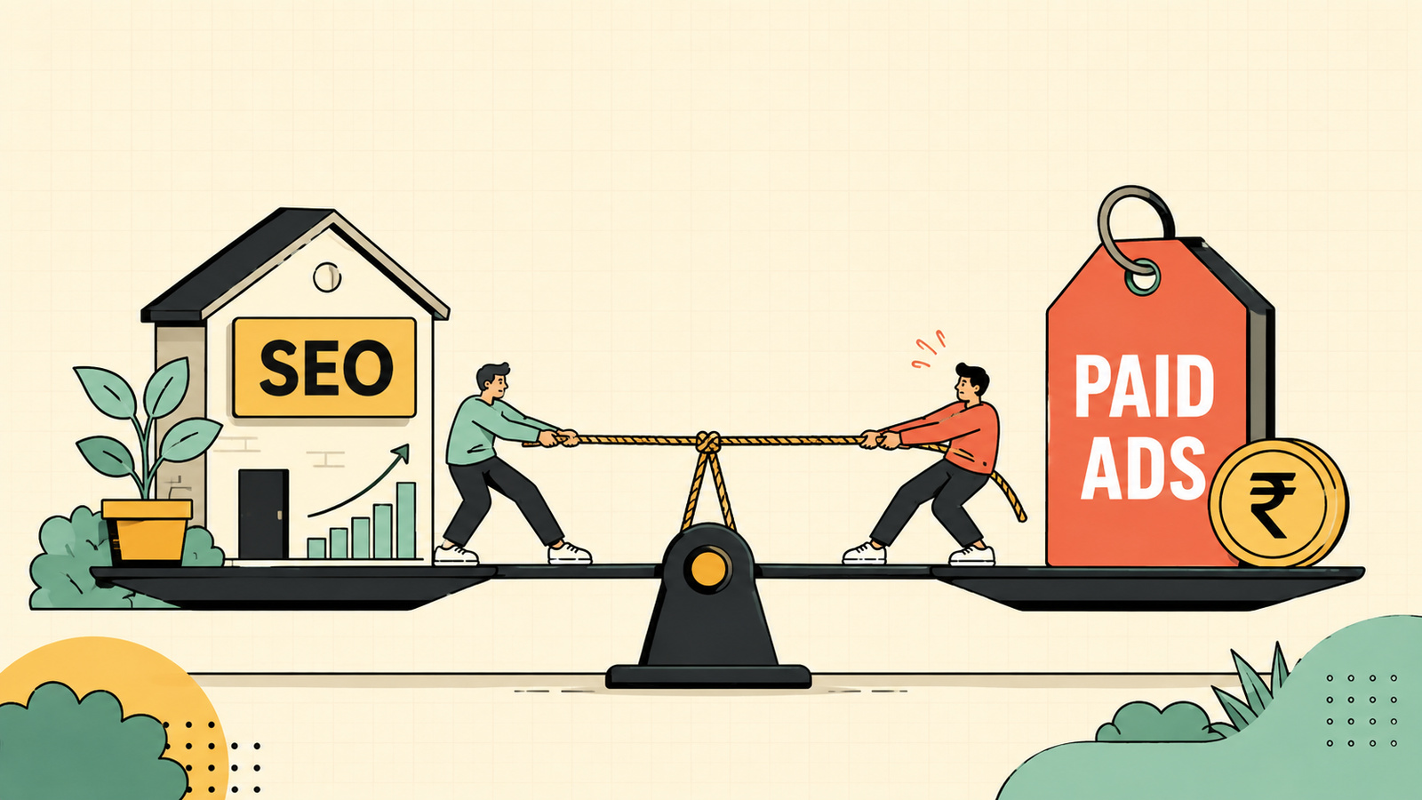 SEO vs Paid Ads: Which Is Better for a Startup in 2026? (Cost, Timeline and ROI Compared)