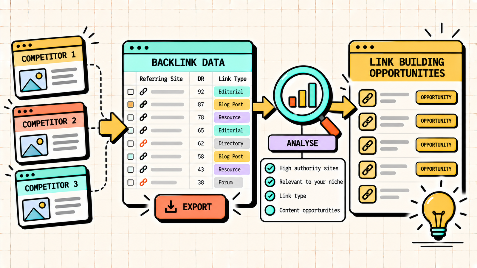Backlink strategies compared by effort speed and quality