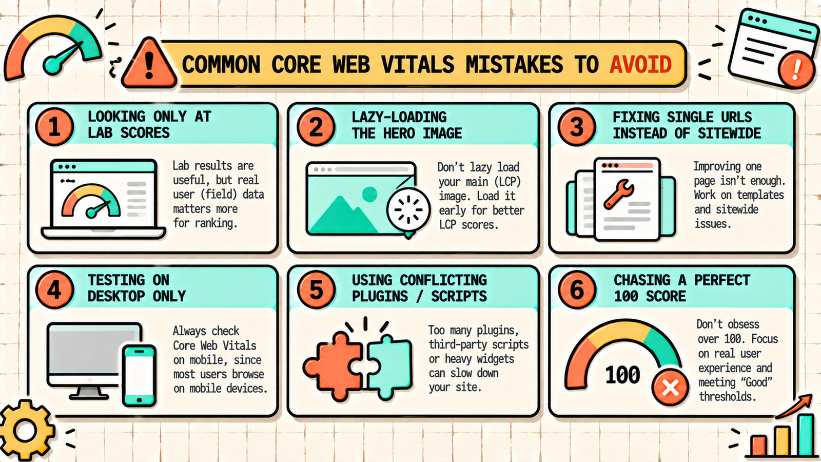 Core Web Vitals metrics and thresholds explained