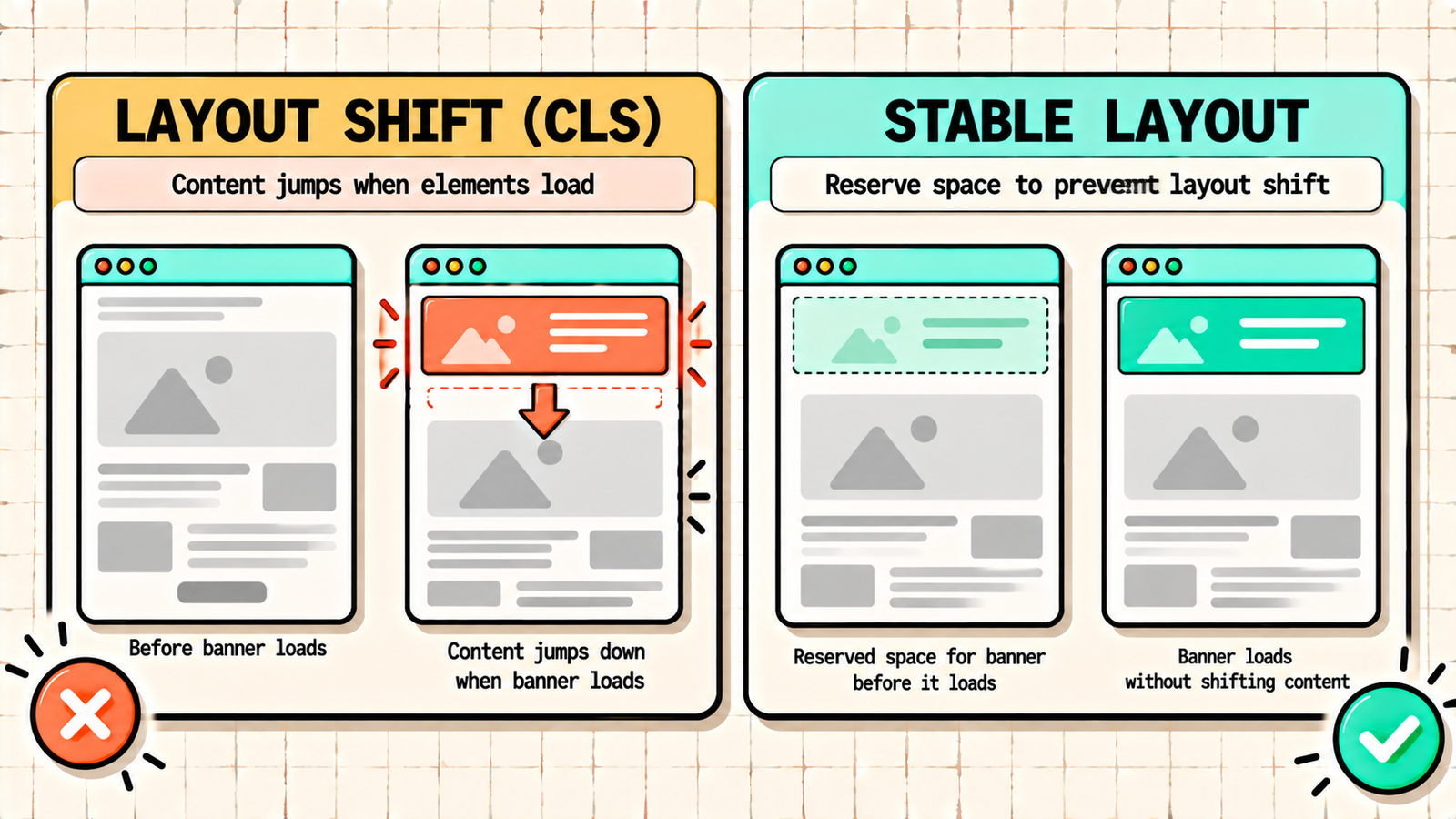 How to find pages failing Core Web Vitals
