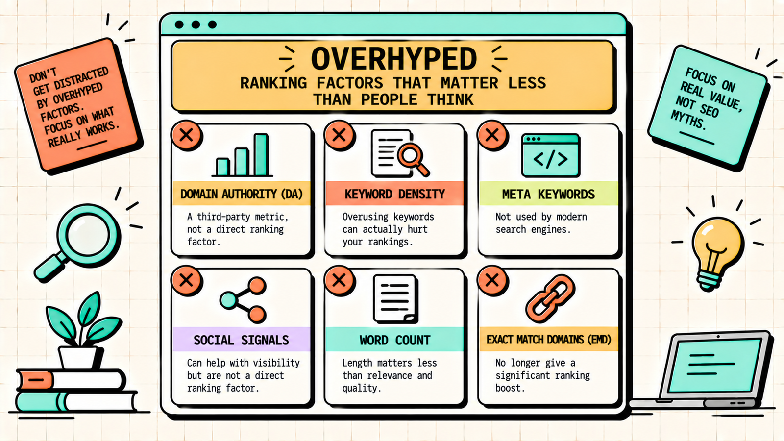 Google ranking factors priority checklist