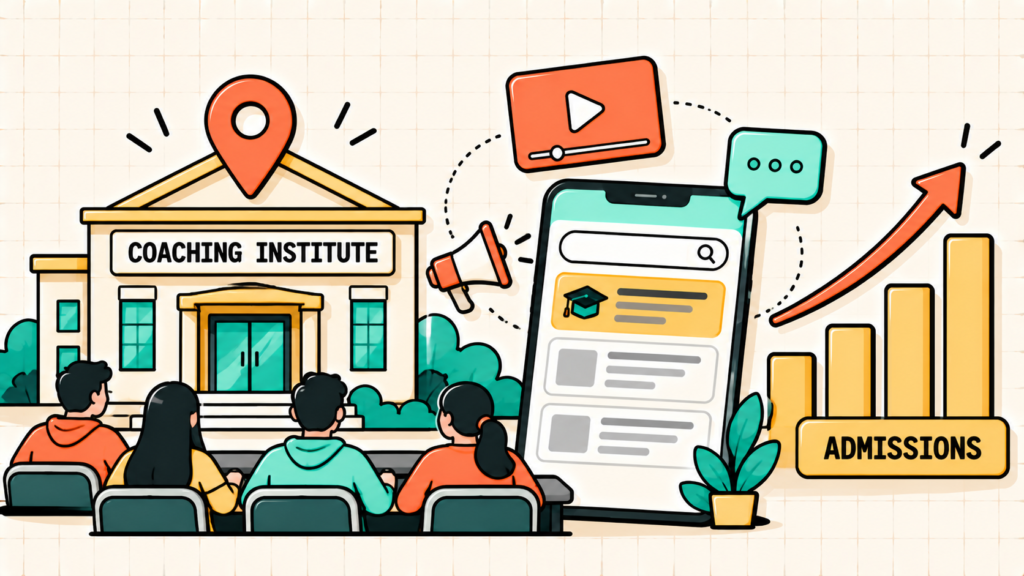 Digital Marketing for Coaching Institutes: How to Fill Batches Without Depending on Pamphlets