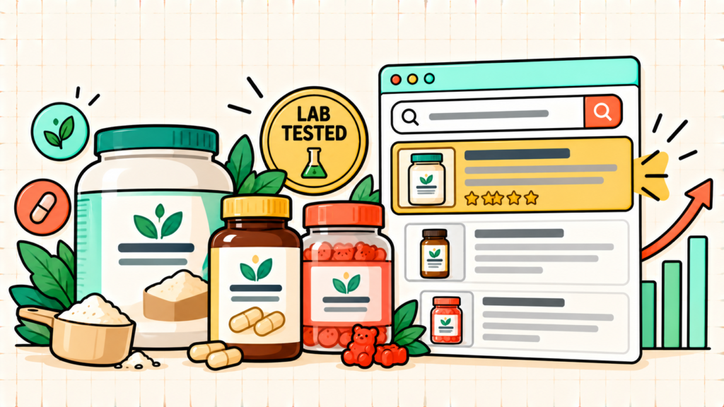 SEO for Supplement Brands: How Nutrition Brands Rank in a High-Trust Category